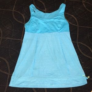 Blue Lululemon size 4 athletic top